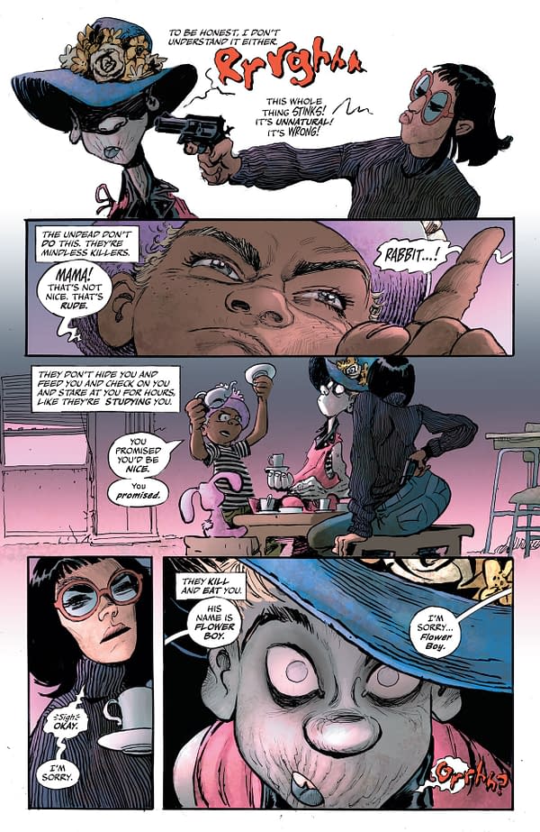 Interior preview page from Bleeding Hearts #4