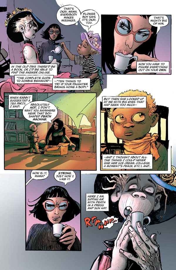 Interior preview page from Bleeding Hearts #4