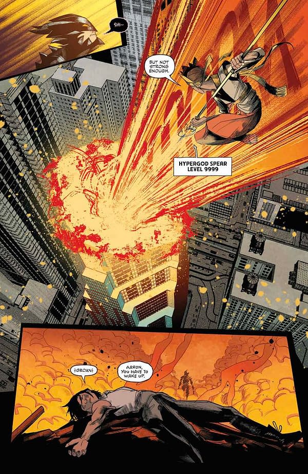 Interior preview page from Fireborn #2