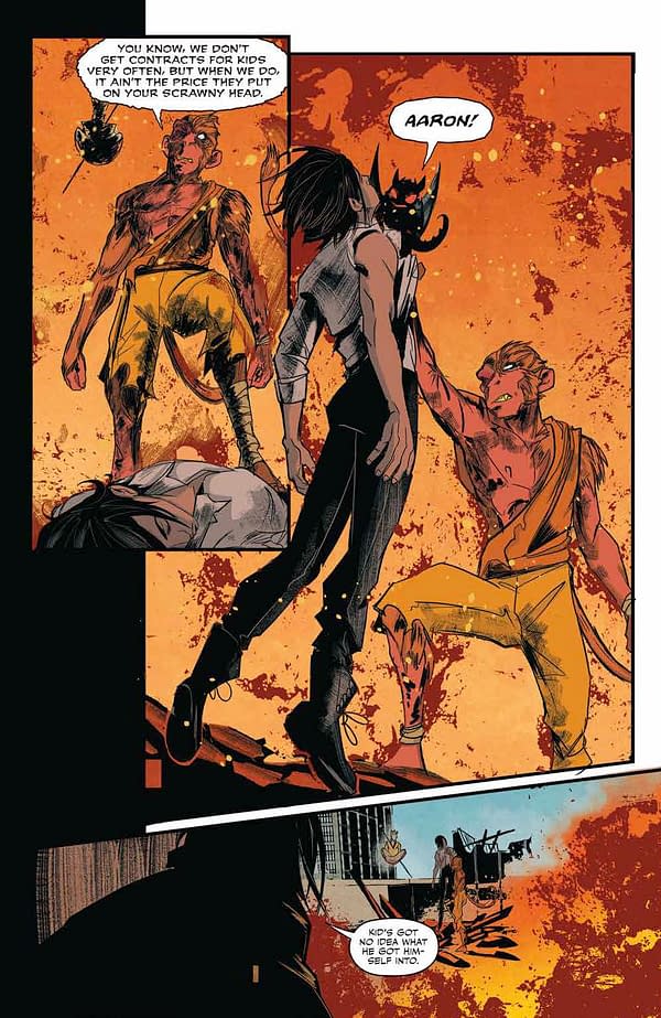 Interior preview page from Fireborn #2