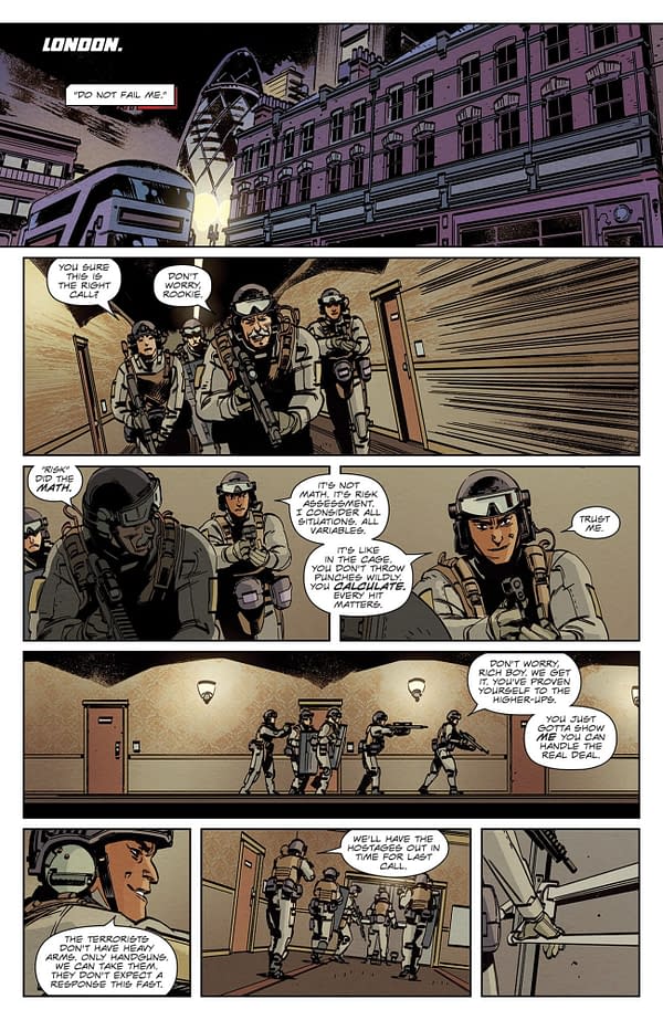 Interior preview page from GI Joe #22