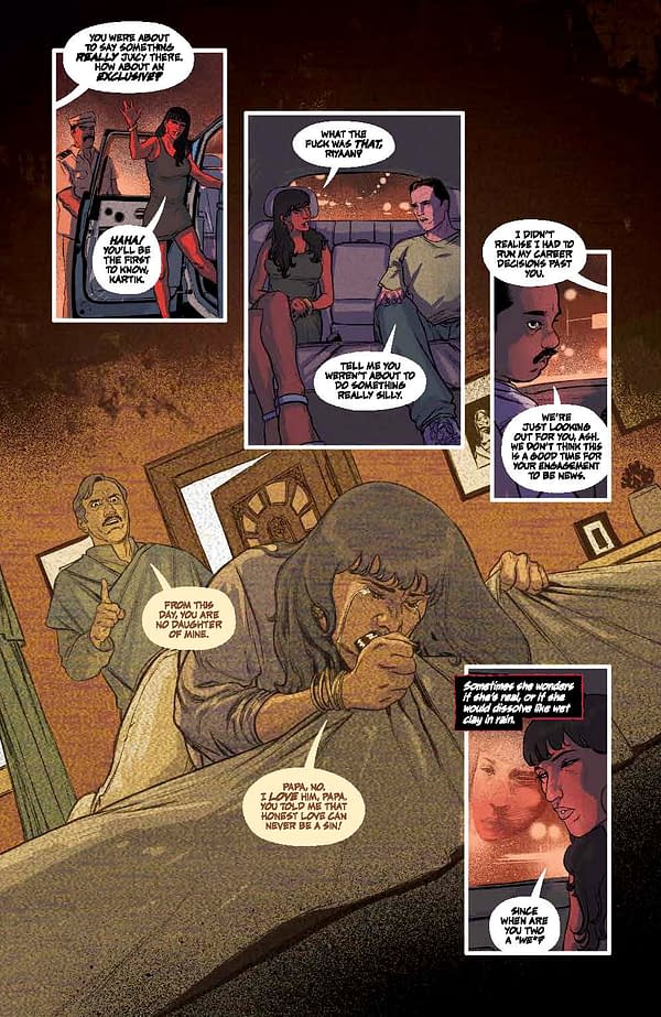 Interior preview page from In Your Skin #2