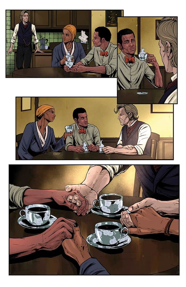 Interior preview page from The Thing on the Doorstep #4