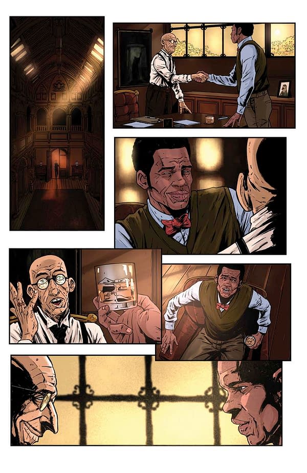 Interior preview page from The Thing on the Doorstep #4