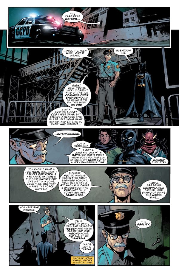 Interior preview page from Batgirl #20