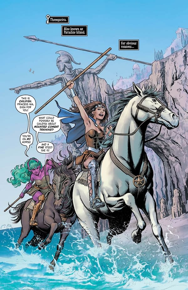 Interior preview page from Justice League: Dream Girls – A DC Pride Event #1