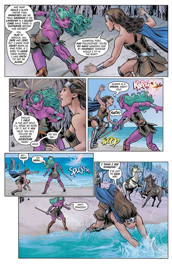 Interior preview page from Justice League: Dream Girls – A DC Pride Event #1