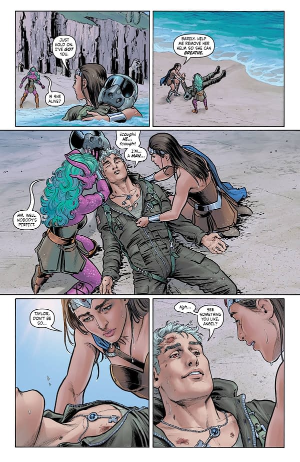 Interior preview page from Justice League: Dream Girls – A DC Pride Event #1