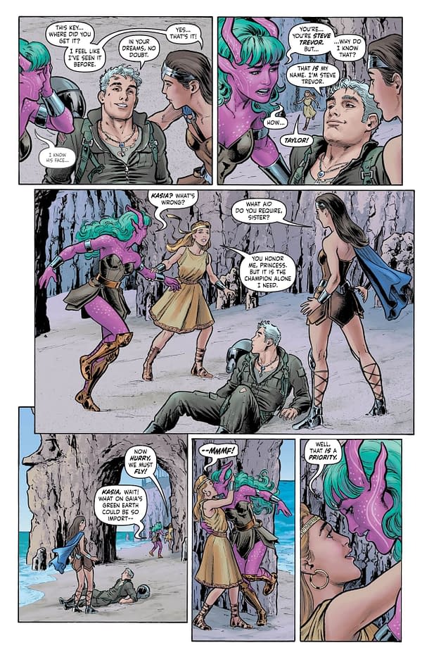 Interior preview page from Justice League: Dream Girls – A DC Pride Event #1