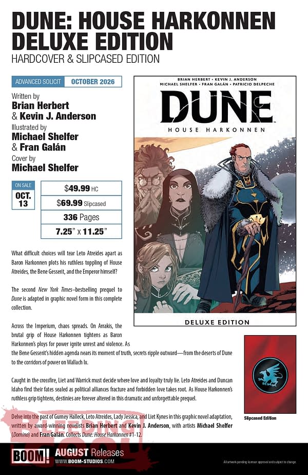 Boom August 2026 Full Solicits And Solicitations