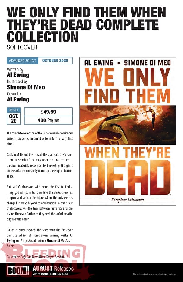 Boom August 2026 Full Solicits And Solicitations
