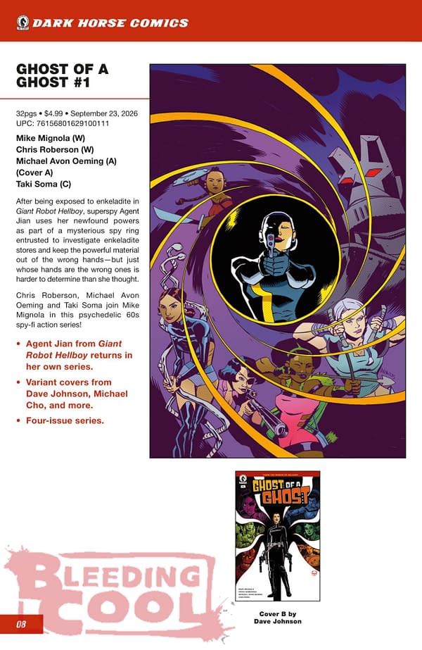 Dark Horse Comics September 2026 Full Solicits