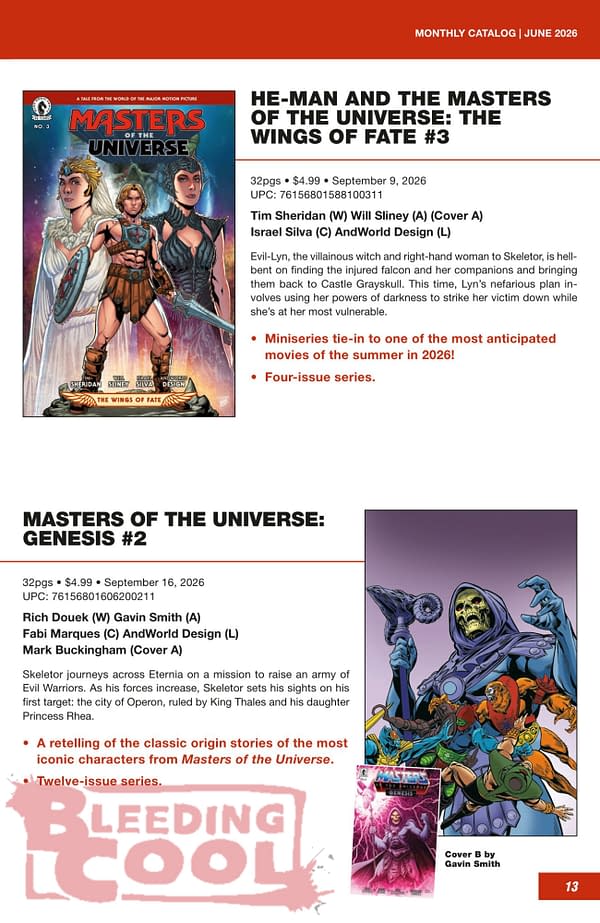 Dark Horse Comics September 2026 Full Solicits