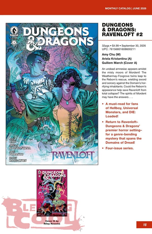 Dark Horse Comics September 2026 Full Solicits