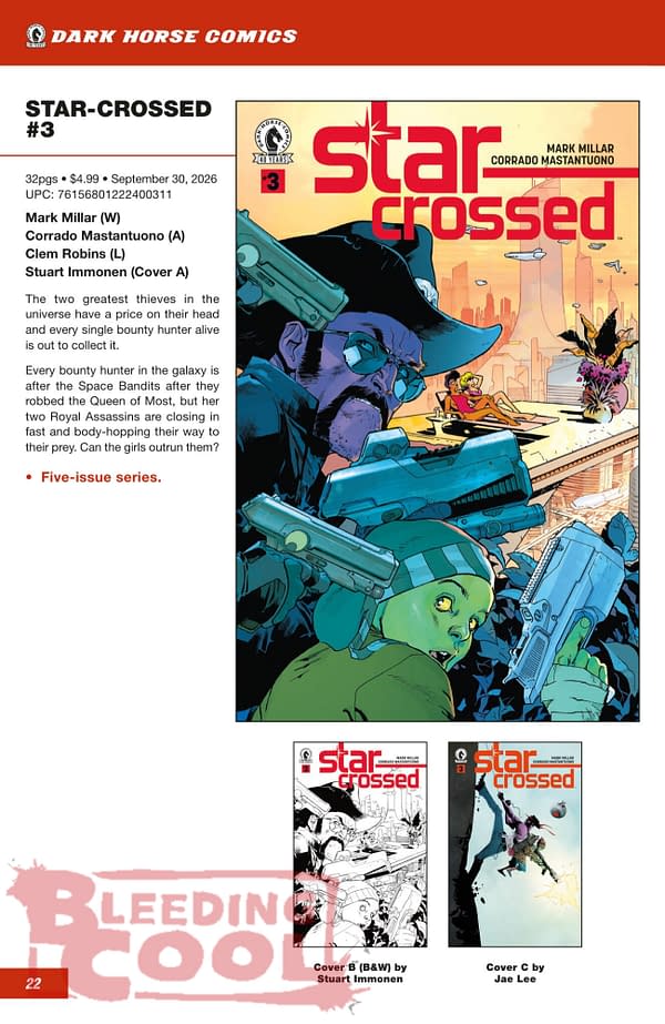 Dark Horse Comics September 2026 Full Solicits