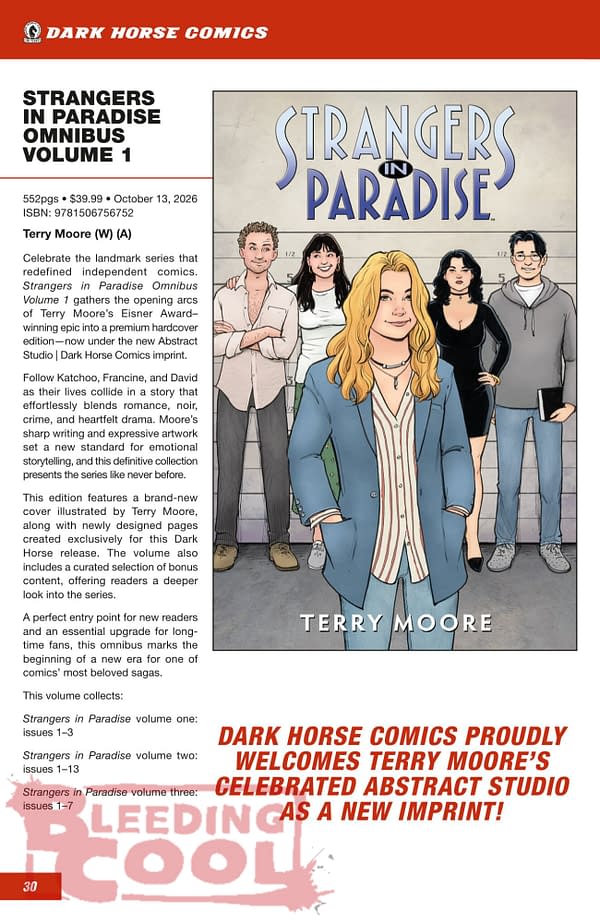 Dark Horse Comics September 2026 Full Solicits