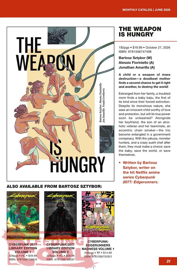 Dark Horse Comics September 2026 Full Solicits