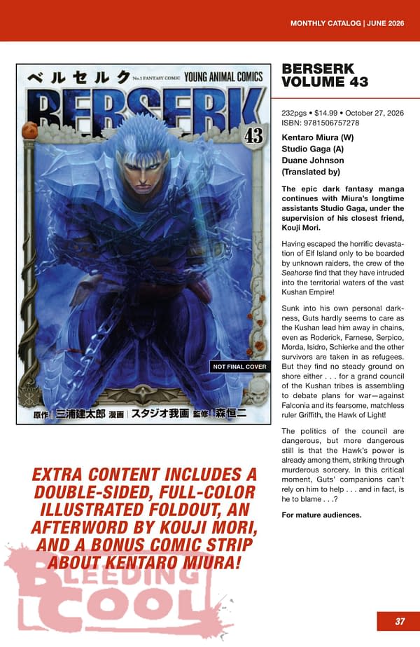 Dark Horse Comics September 2026 Full Solicits