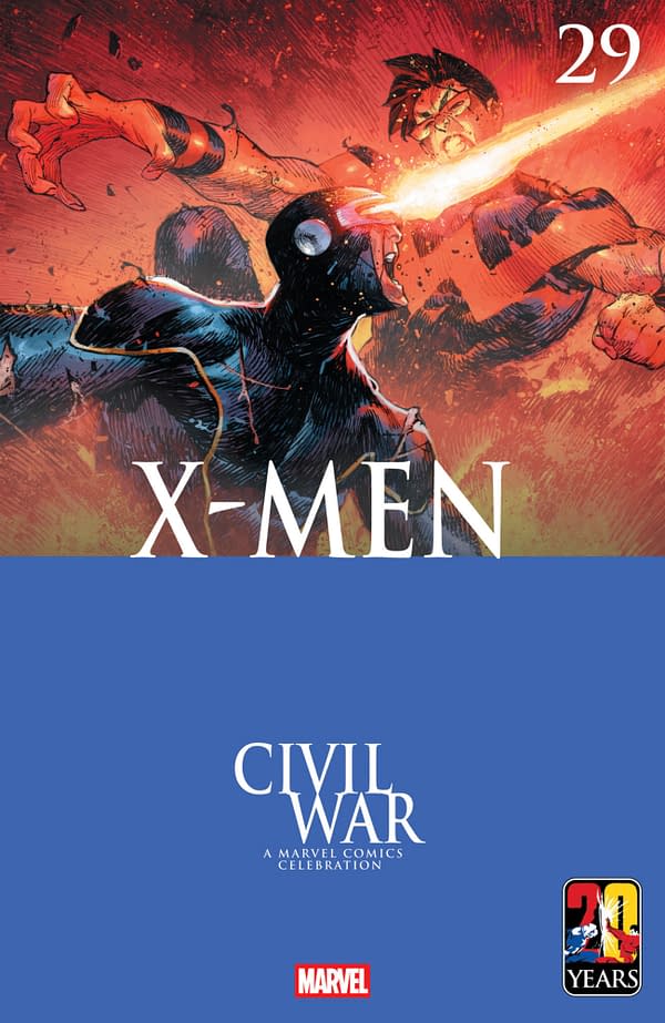 Cover image for X-MEN #29 DIKE RUAN CIVIL WAR CELEBRATION VARIANT