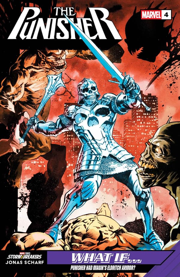 Cover image for PUNISHER #4 JONAS SCHARF WHAT IF...? VARIANT