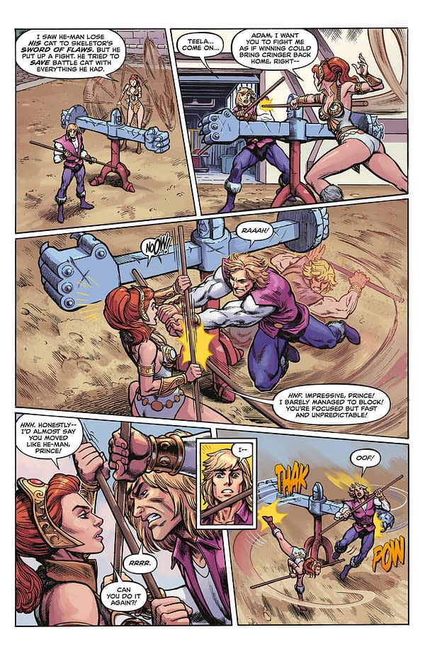 Interior preview page from HE-MAN AND THE MASTERS OF THE UNIVERSE #5 ANDWORLD DESIGN COVER