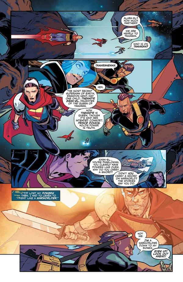 Interior preview page from Adventures of Superman: Book of El #8