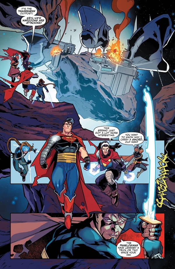 Interior preview page from Adventures of Superman: Book of El #8