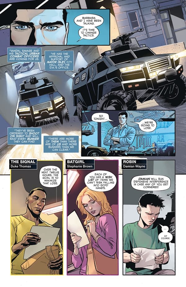 Interior preview page from Batman #9