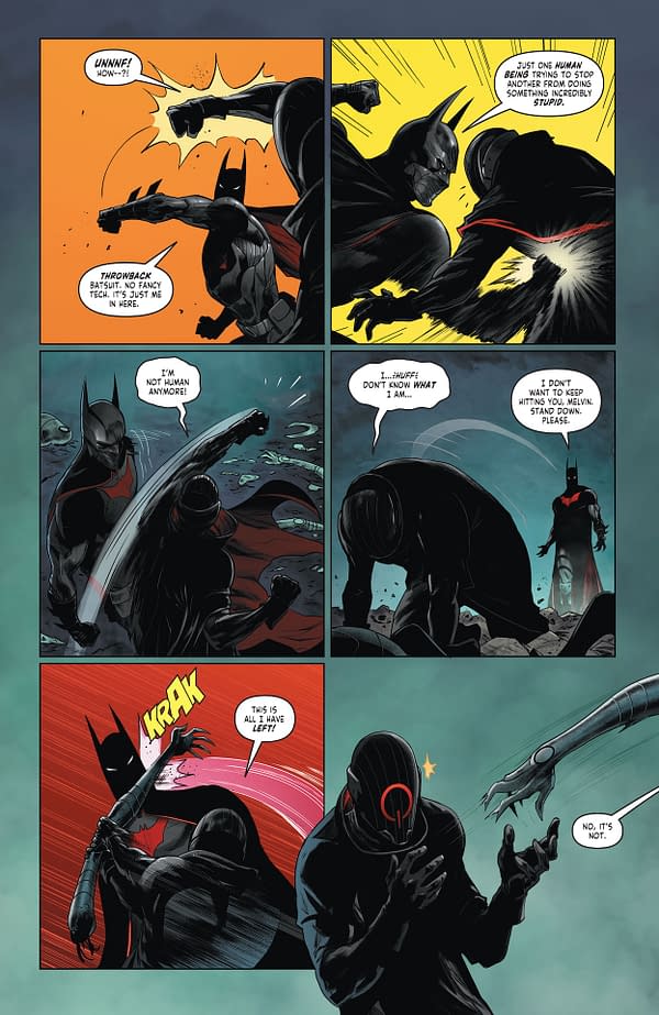 Interior preview page from Batman/Static: Beyond #6