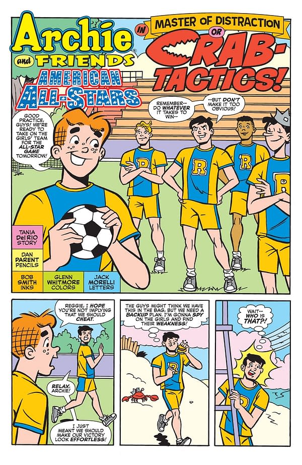 Interior preview page from Archie Comics 85th Anniversary Presents: Archie American All-Stars