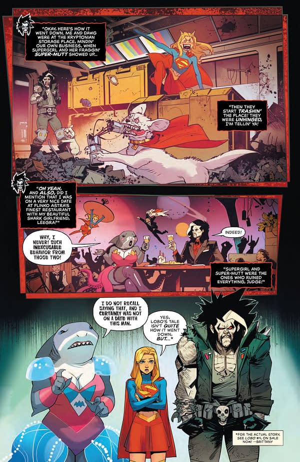 Interior preview page from Summer of Supergirl Special #1