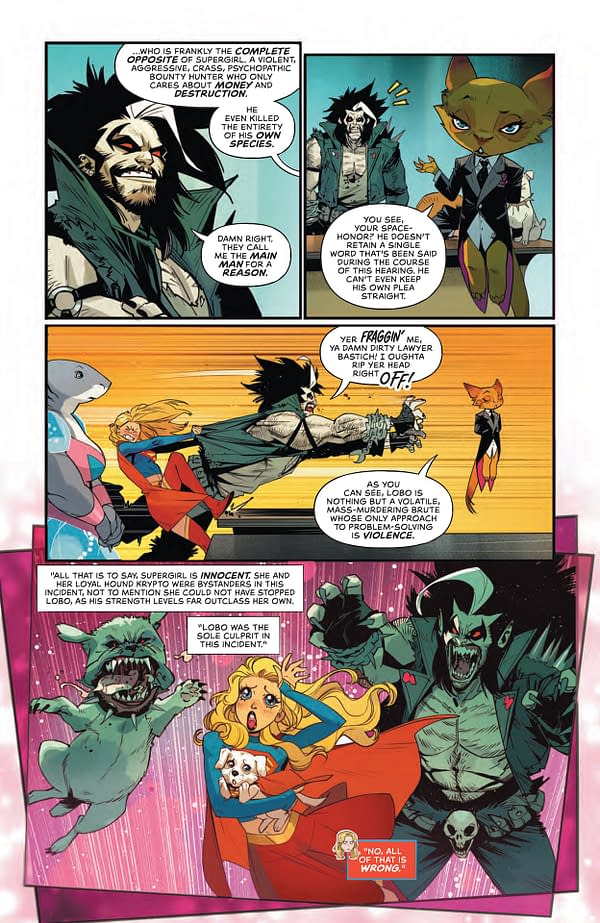 Interior preview page from Summer of Supergirl Special #1