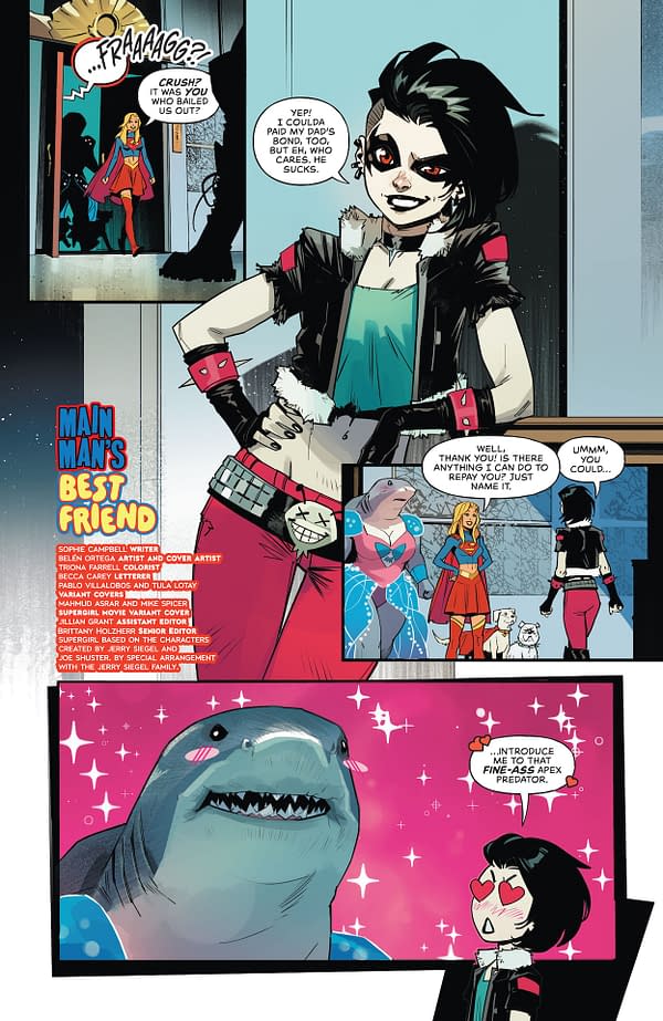 Interior preview page from Summer of Supergirl Special #1