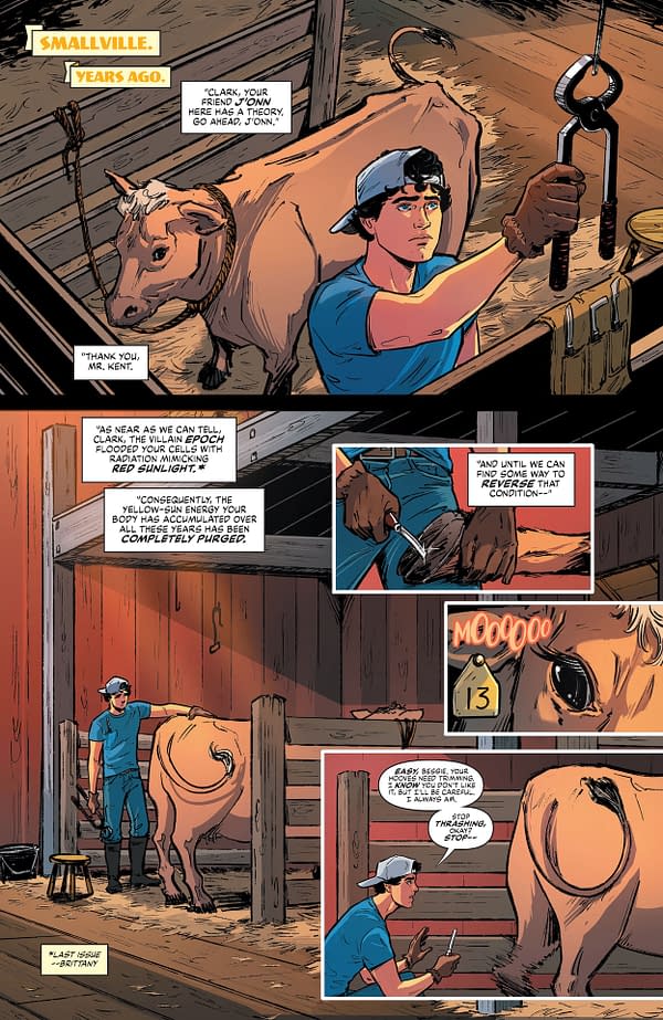 Interior preview page from Action Comics #1099