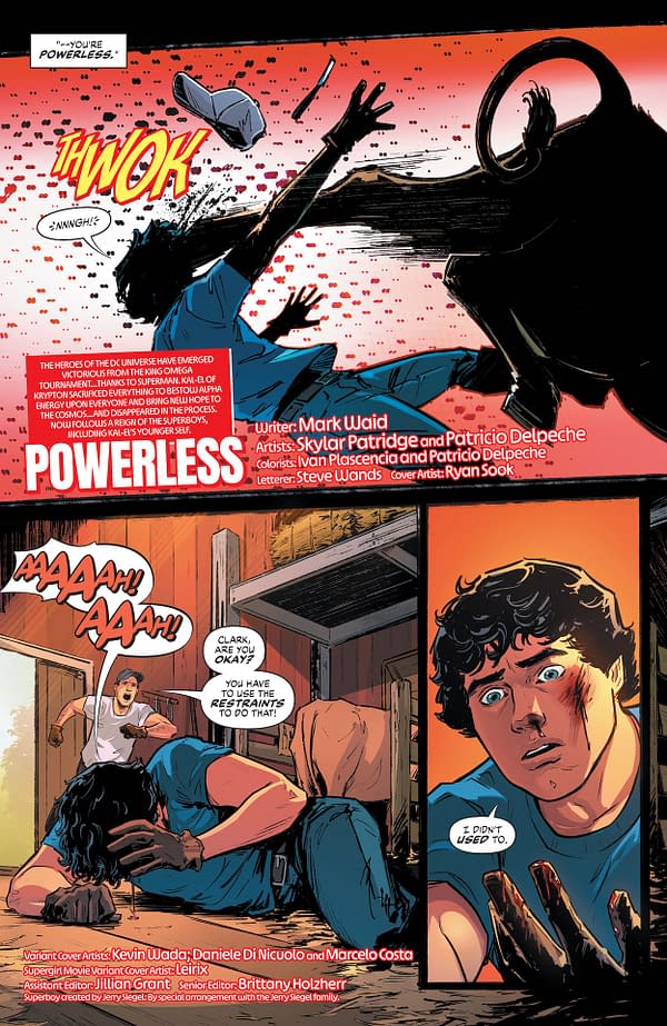 Interior preview page from Action Comics #1099