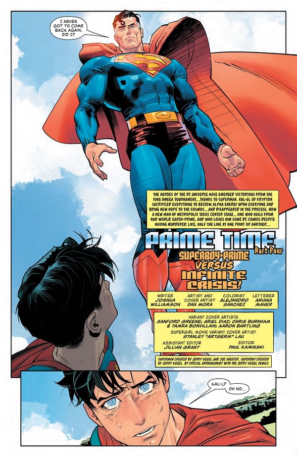 Interior preview page from Superman #39