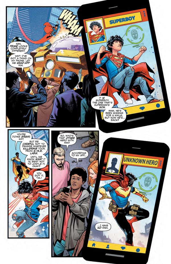 Interior preview page from Superman Unlimited #14