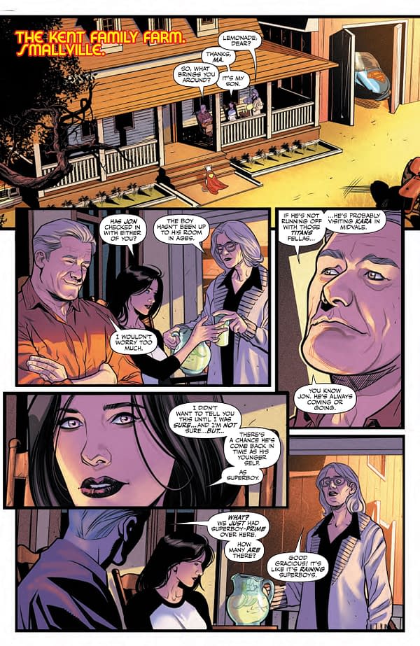 Interior preview page from Superman Unlimited #14