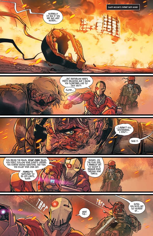 Interior preview page from Deathstroke: The Terminator #4