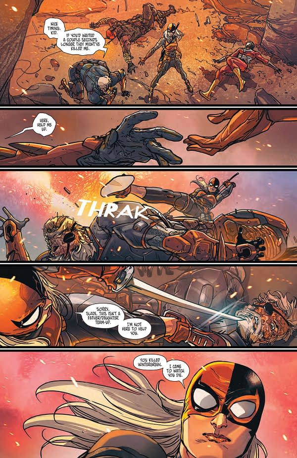 Interior preview page from Deathstroke: The Terminator #4