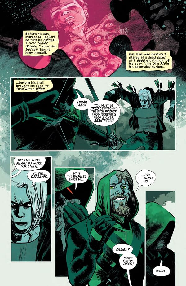 Interior preview page from Absolute Green Arrow #2