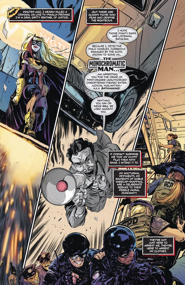 Interior preview page from Harley Quinn #63