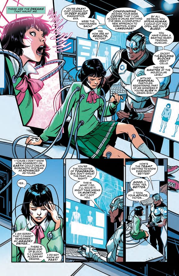 Interior preview page from New Titans #36