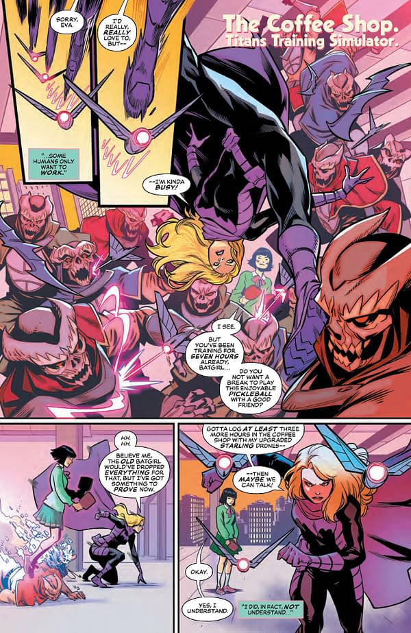 Interior preview page from New Titans #36
