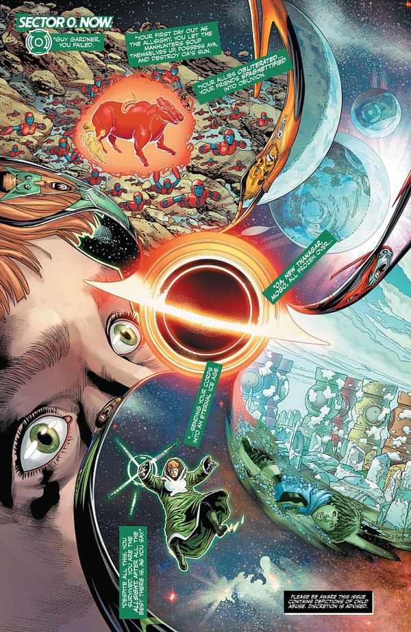 Interior preview page from Green Lantern Corps #17