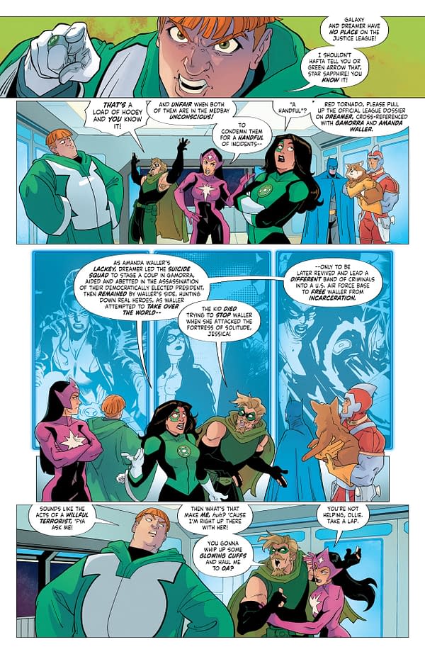 Interior preview page from Justice League: Dream Girls – A DC Pride Event #2