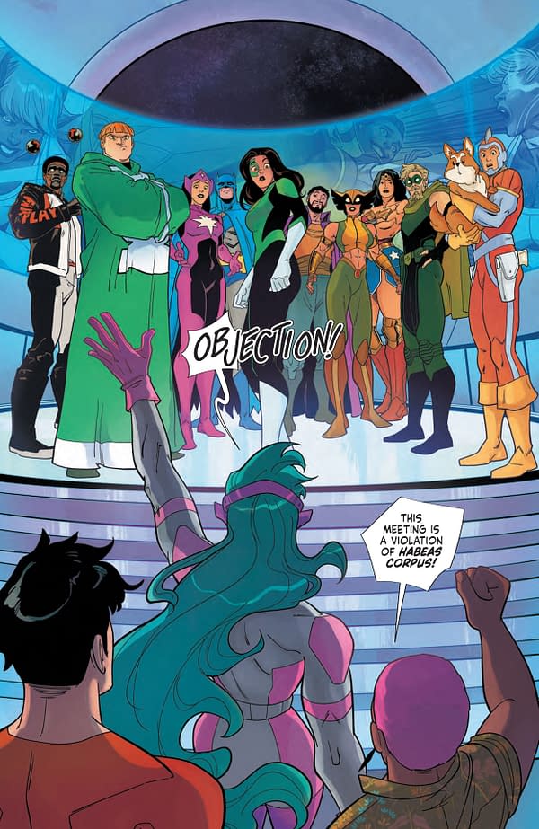 Interior preview page from Justice League: Dream Girls – A DC Pride Event #3