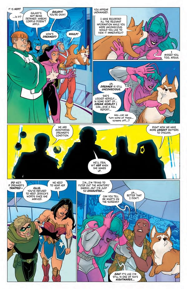Interior preview page from Justice League: Dream Girls – A DC Pride Event #3