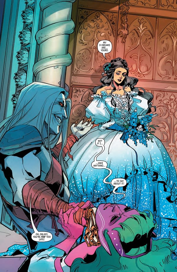 Interior preview page from Justice League: Dream Girls – A DC Pride Event #4
