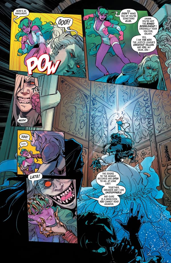 Interior preview page from Justice League: Dream Girls – A DC Pride Event #4